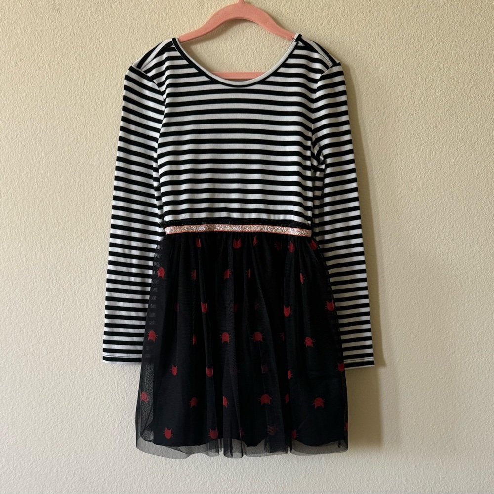 NWT Cat & Jack Halloween Cat Tulle Dress size medium (7/8)